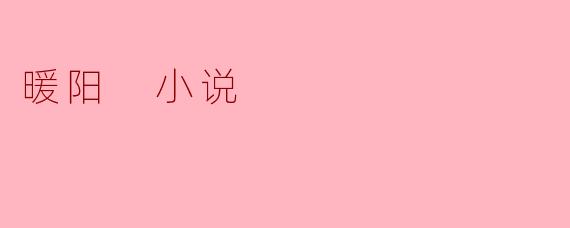 暖阳 小说